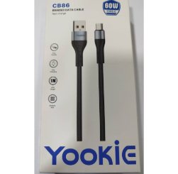 Yookie Smart Charging Type_c Cable CB86_ 60W Black